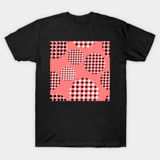 Dotted Spheres Pink Repeat 5748 T-Shirt